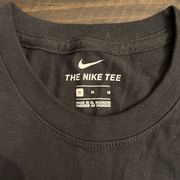 Nike Graphic T-Shirt Men’s Size Medium Cotton Black Neon Green StreetwearTee - Picture 3 of 6